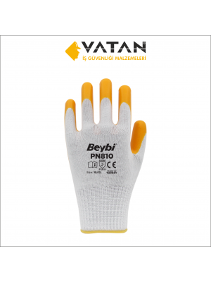 PN810 Polyester Örme Nitril Eldiven